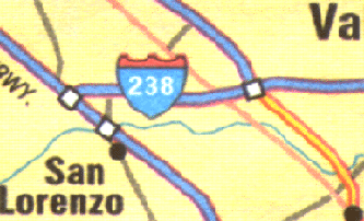 Map of I-238